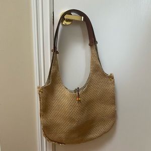 Henry Cuir pour Barney’s New York Raffia Satchel